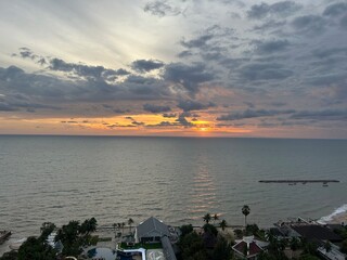 view of the sea from the beach