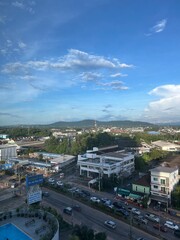 aerial view of the city
