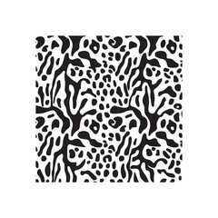 Leopard skin pattern texture print design seamless animal fur vector wildlife fabric wallpaper
