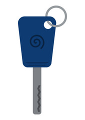 Cl&eacute; de contact d'une automobile