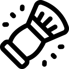 brush line icon. Clean and minimalist vector icon for websites, mobile apps, presentations, and logos. Fully scalable and customizable for any project.
