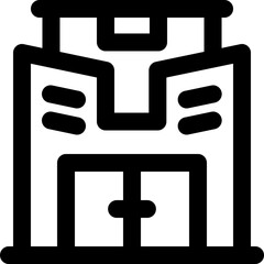 Fototapeta premium office line icon. Clean and minimalist vector icon for websites, mobile apps, presentations, and logos. Fully scalable and customizable for any project.