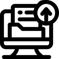 Obraz premium input line icon. Clean and minimalist vector icon for websites, mobile apps, presentations, and logos. Fully scalable and customizable for any project.