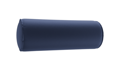 3D Render a blue cylinder shaped object on a white background