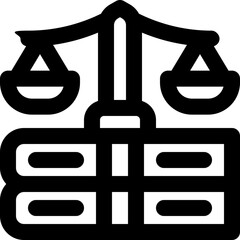 law line icon. Clean and minimalist vector icon for websites, mobile apps, presentations, and logos. Fully scalable and customizable for any project.