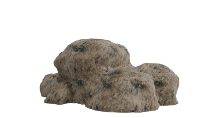 3D Render a couple of stuffed animals sitting on top of a white surface