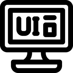 user interface line icon. Clean and minimalist vector icon for websites, mobile apps, presentations, and logos. Fully scalable and customizable for any project.