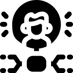 technology glyph icon. Strong and solid vector icon for websites, mobile interfaces, presentations, and visual branding. High quality and easy to edit.