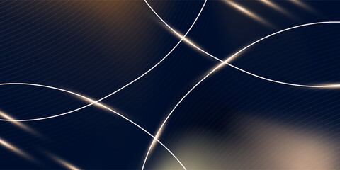 blue background design With luxurious effect elements Vector illustration