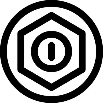 token line icon. Clean and minimalist vector icon for websites, mobile apps, presentations, and logos. Fully scalable and customizable for any project.