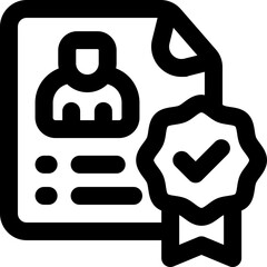 achievement line icon. Clean and minimalist vector icon for websites, mobile apps, presentations, and logos. Fully scalable and customizable for any project.