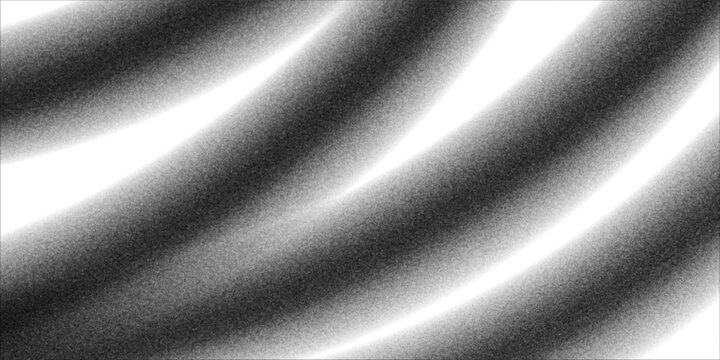 Dotwork swoosh pattern vector background. Black grunge noise stipple dots wave. Sand grain effect. Black dots grunge swoosh banner. Abstract shape noise dotwork pattern. Stochastic dotted wave vector