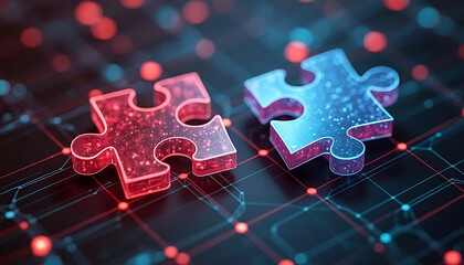 Digital technology background with a checkmark icon, glowing digital screen, vector illustration. Digital concept for business or web design.hologram, abstract, dark blue background