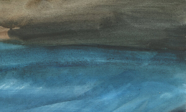 Expression of painting color and brushstroke.  Abstract illustration for background with space for your text