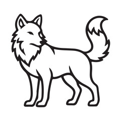 Stylized fox illustration with vibrant colors and clean lines