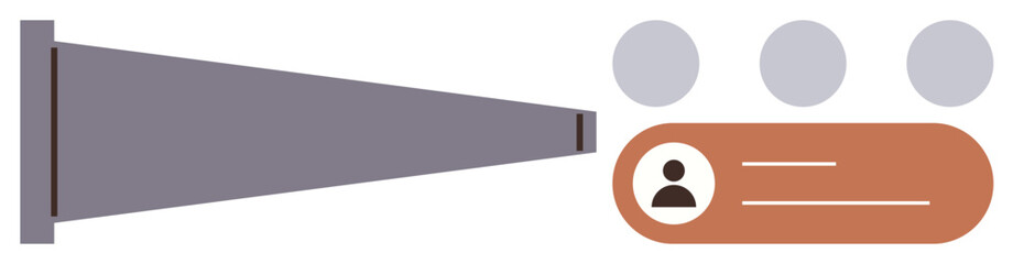 Spotlight highlighting individual profile beside blurred group, emphasizing selection and focus. Ideal for recruitment, personal branding, decision-making, audience targeting, prioritization, career