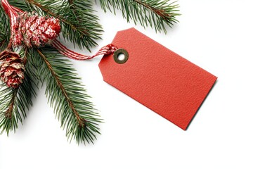 christmas card with christmas tree