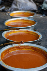 Batch Processing of Unrefined Sugar (Gur) in a Rural Setting