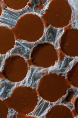 Date Palm Jaggery (Patali Gur) Cooling in Traditional Molds and Plastic Sheets