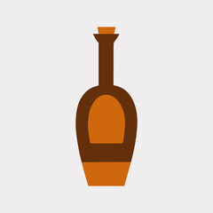 A Thanksgiving vector object illustration wine