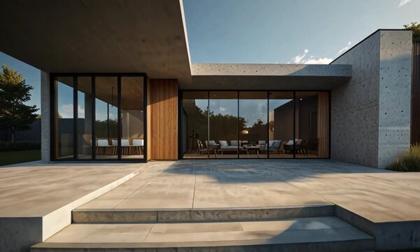 Modern architecture shines in sleek home design video preview