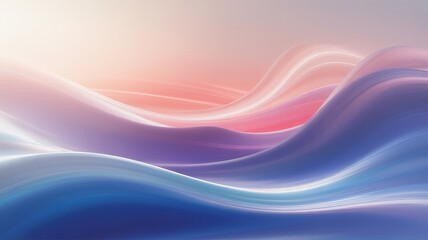 Abstract Flowing Waves of Light and Color.