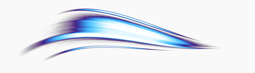 Transparent blue and purple swoosh energy wave © JL stock