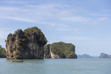 Mountains and sea on a clear day