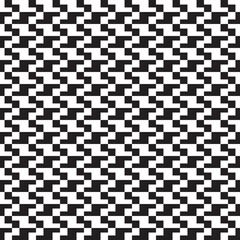 Fototapeta premium rectangular geometric pattern, black and white vector illustration