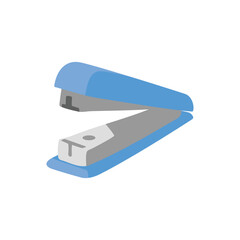 Illustration of a Blue and Gray Stapler