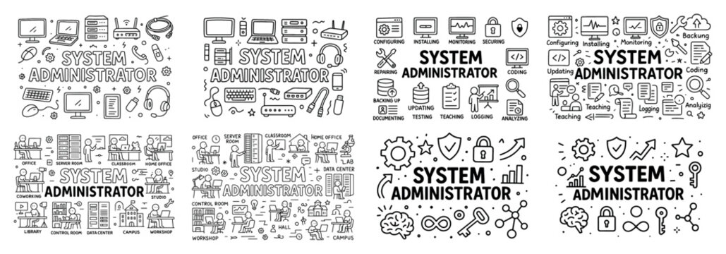 System administrator icons and tools overview