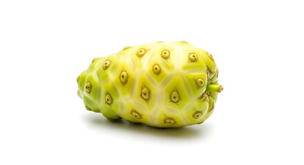 Noni fruit isolated on white background for healthy diet
