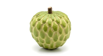 Custard apple fruit isolated on white background studio shot