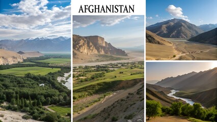 Afghanistan nature landscape mountains valley desert river culture travel scenic wilderness photography Asia terrain beauty outdoor