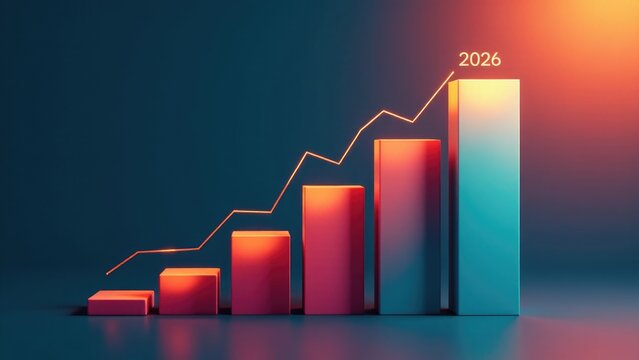 Simple graph showing increasing data values
