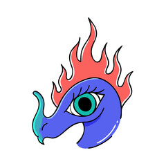 Black dragon fire eye
