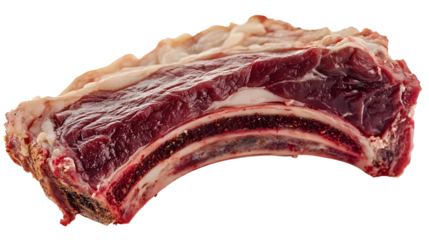 Freshly Cut Meat Slice with Juicy Texture and Rich Red Color Ready for Preparation