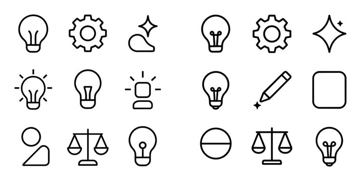 Minimal Lifehack Icons