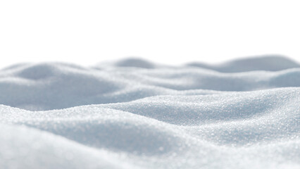 Freshly fallen snow ground , close-up view to fresh snowdrifts, perfect for winter themes