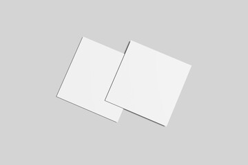 Square Business Card Mockup