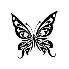 Grateful Butterfly Clip Art Vector Design