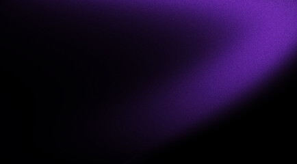 Dark purple black grainy gradient background with glowing noise texture, abstract poster and header...