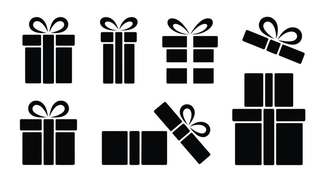 Christmas Gift Silhouette Bundle