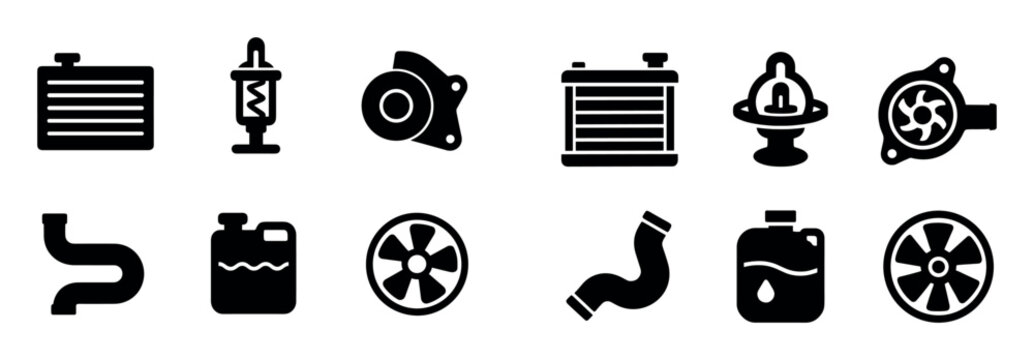 Cooling System Icons