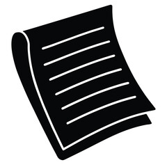 document on white background