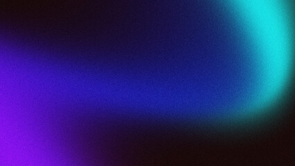 Light blue black and purple gradient abstract background with smooth grainy glow texture for stylish banner and poster layout