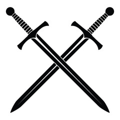 two crossed swords