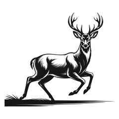 deer silhouette vector