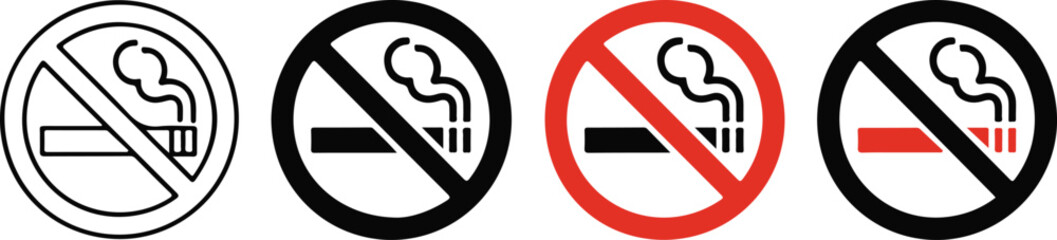 No smoking sign collection