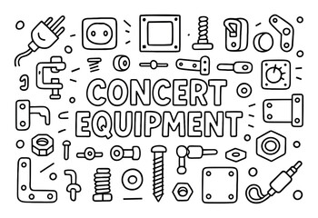 Concert Equipment Doodles